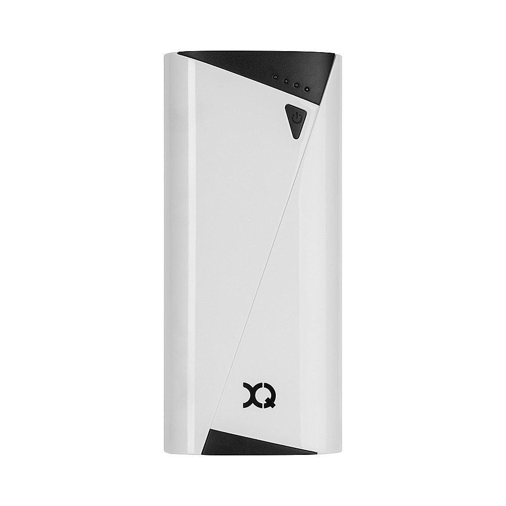 xqisit 5.200mAh Powerbank schwarz/weiß