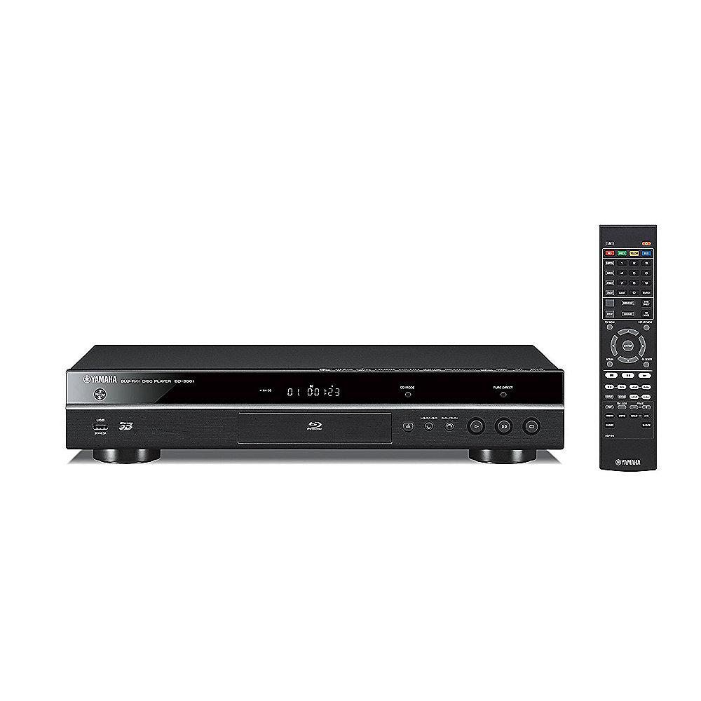 Yamaha BD-S681 WiFi, 3D-Wiedergabe, SACD, Miracast, DLNA, USB, schwarz