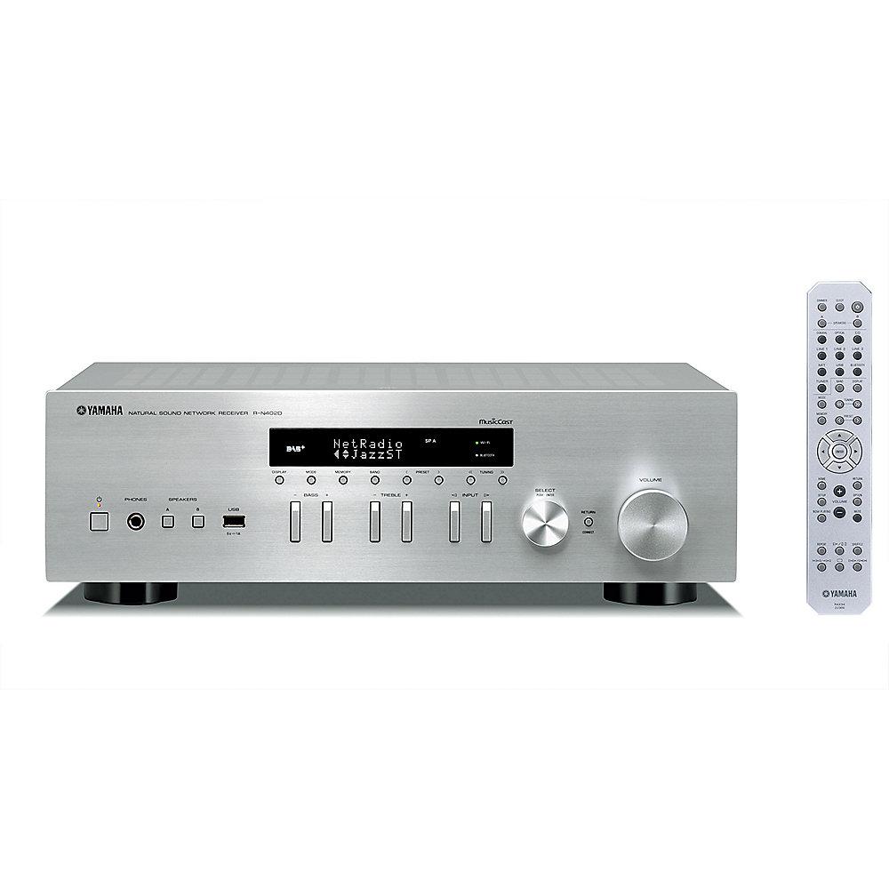 Yamaha R-N402 D HiFi Netzwerk Receiver mit DAB silber