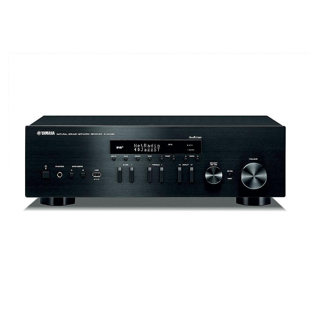 Yamaha R-N402D HiFi Receiver DLNA AirPlay DAB MusicCast Bluetooth schwarz, Yamaha, R-N402D, HiFi, Receiver, DLNA, AirPlay, DAB, MusicCast, Bluetooth, schwarz