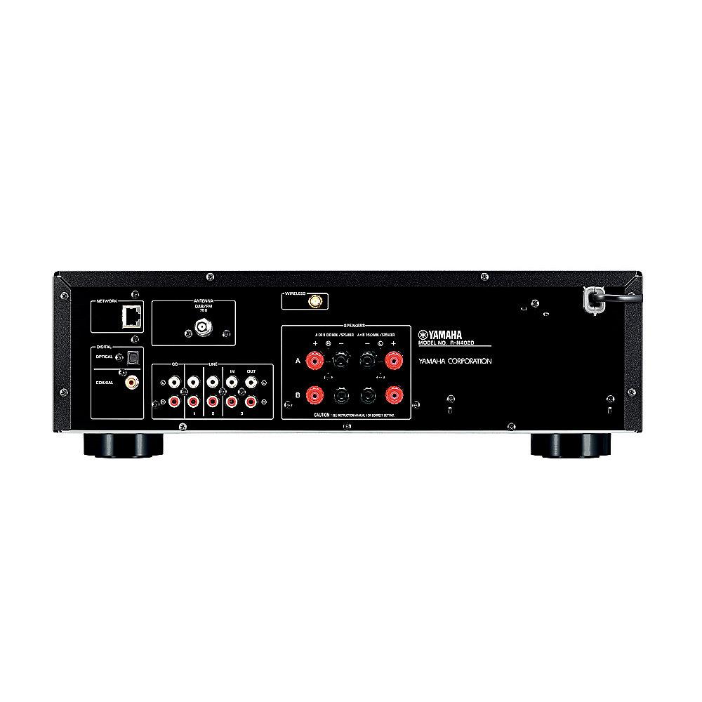 Yamaha R-N402D HiFi Receiver DLNA AirPlay DAB MusicCast Bluetooth schwarz, Yamaha, R-N402D, HiFi, Receiver, DLNA, AirPlay, DAB, MusicCast, Bluetooth, schwarz