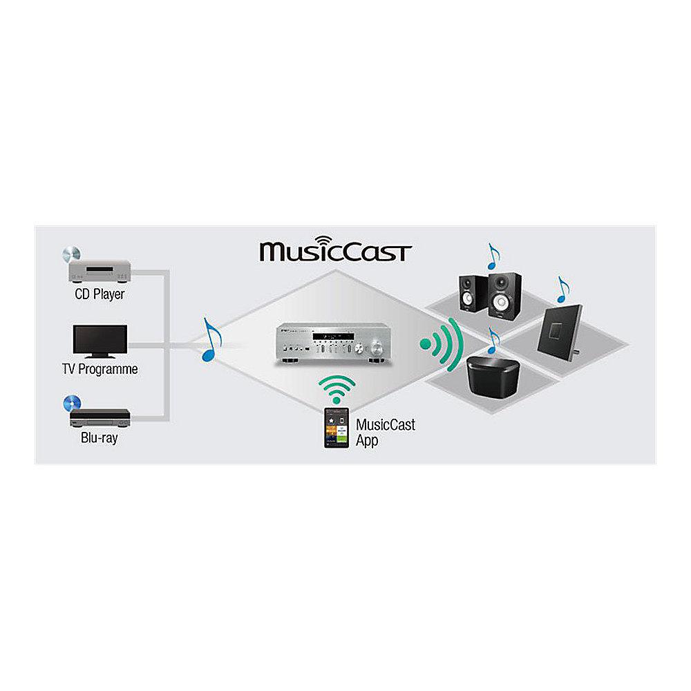 Yamaha R-N402D HiFi Receiver DLNA AirPlay DAB MusicCast Bluetooth schwarz, Yamaha, R-N402D, HiFi, Receiver, DLNA, AirPlay, DAB, MusicCast, Bluetooth, schwarz