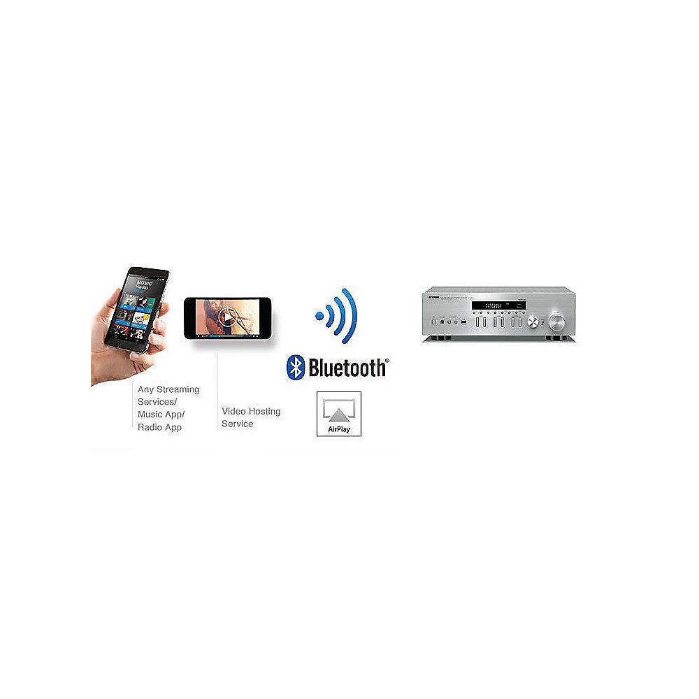 Yamaha R-N402D HiFi Receiver DLNA AirPlay DAB MusicCast Bluetooth schwarz