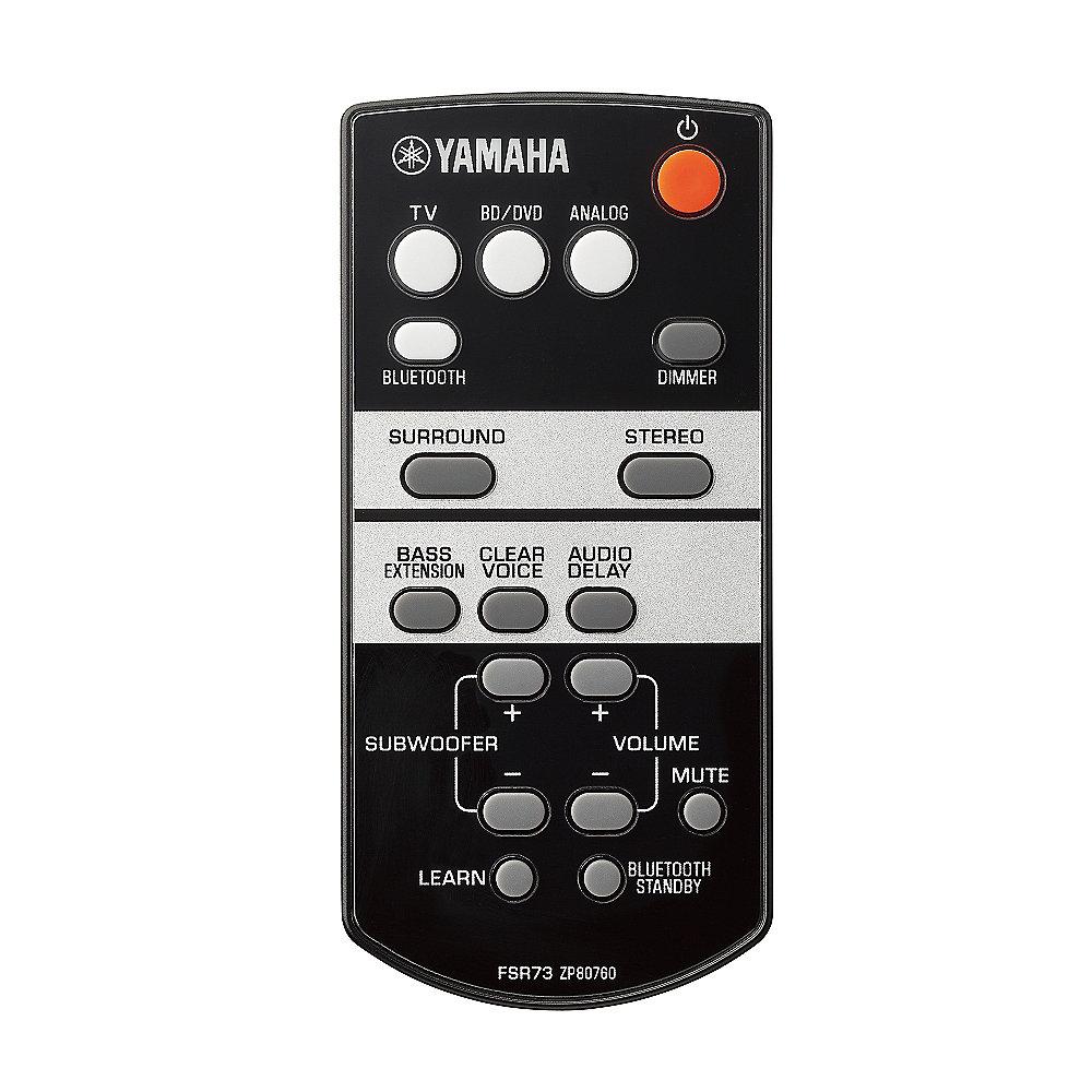 Yamaha YAS-105 Soundbar mit integrierten Subwoofer,Bluetooth, schwarz