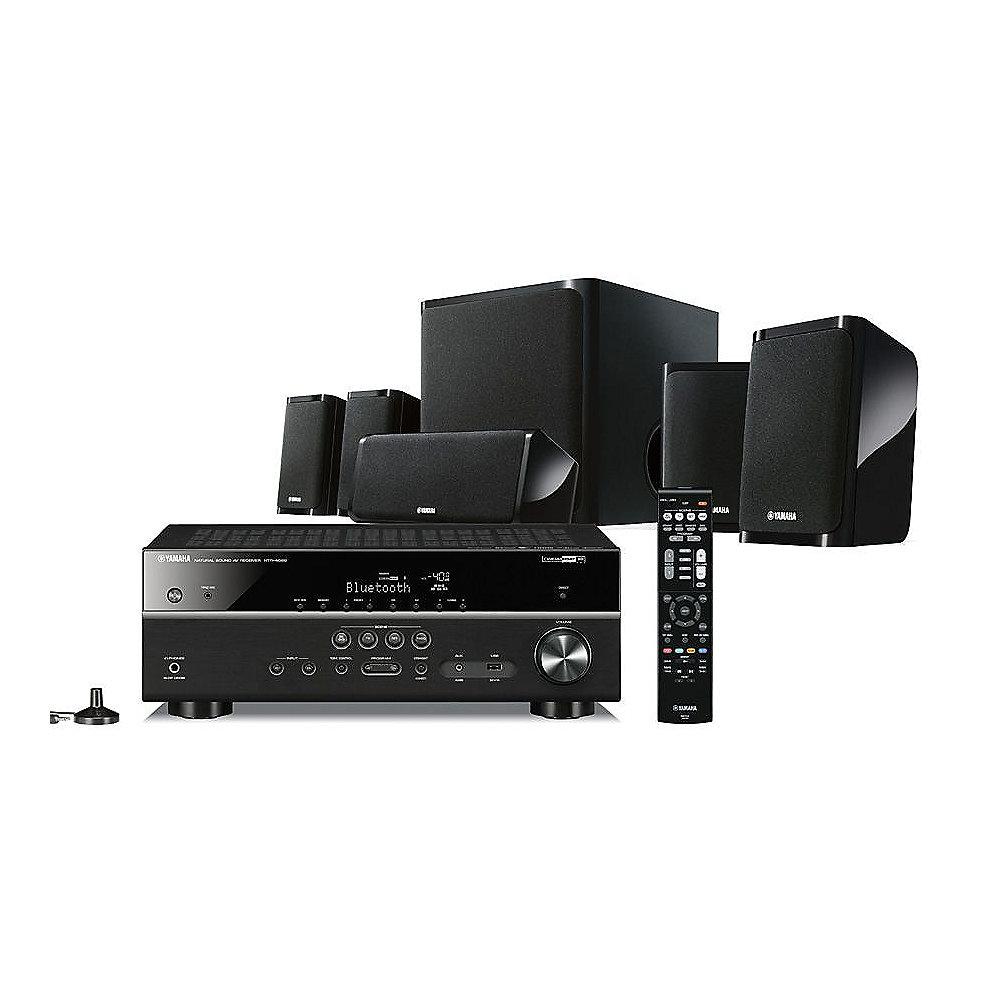 Yamaha YHT-4950 Home Cinema Set schwarz 4K, HDR, Bluetooth, WLAN, MusicCast, Yamaha, YHT-4950, Home, Cinema, Set, schwarz, 4K, HDR, Bluetooth, WLAN, MusicCast