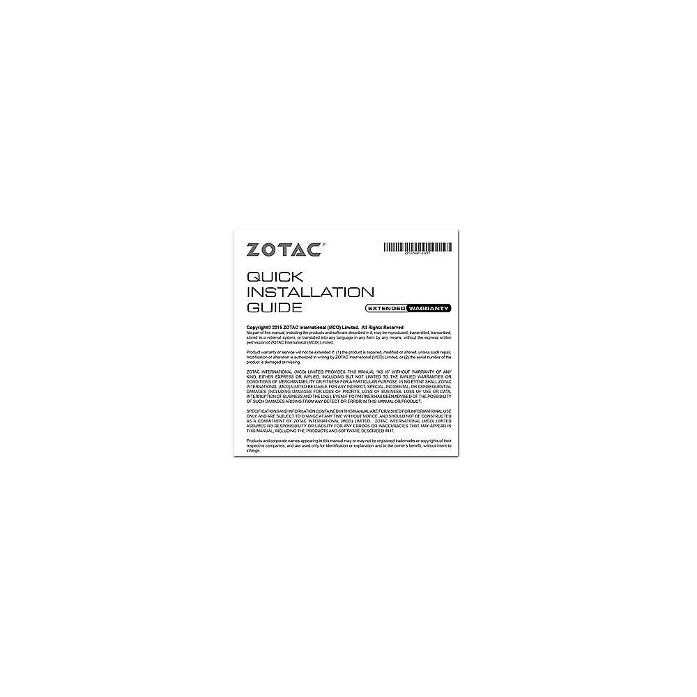 Zotac GeForce RTX 2060 Twin Fan 6GB GDDR6 Grafikkarte 3xDP/HDMI