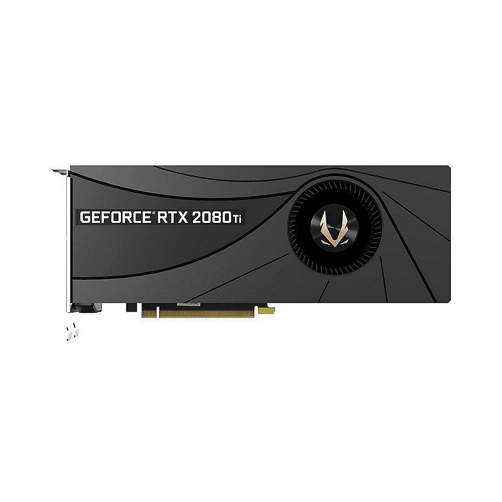 Zotac GeForce RTX 2080Ti Blower 11 GB GDDR6 Grafikkarte 3xDP/HDMI/USB-C