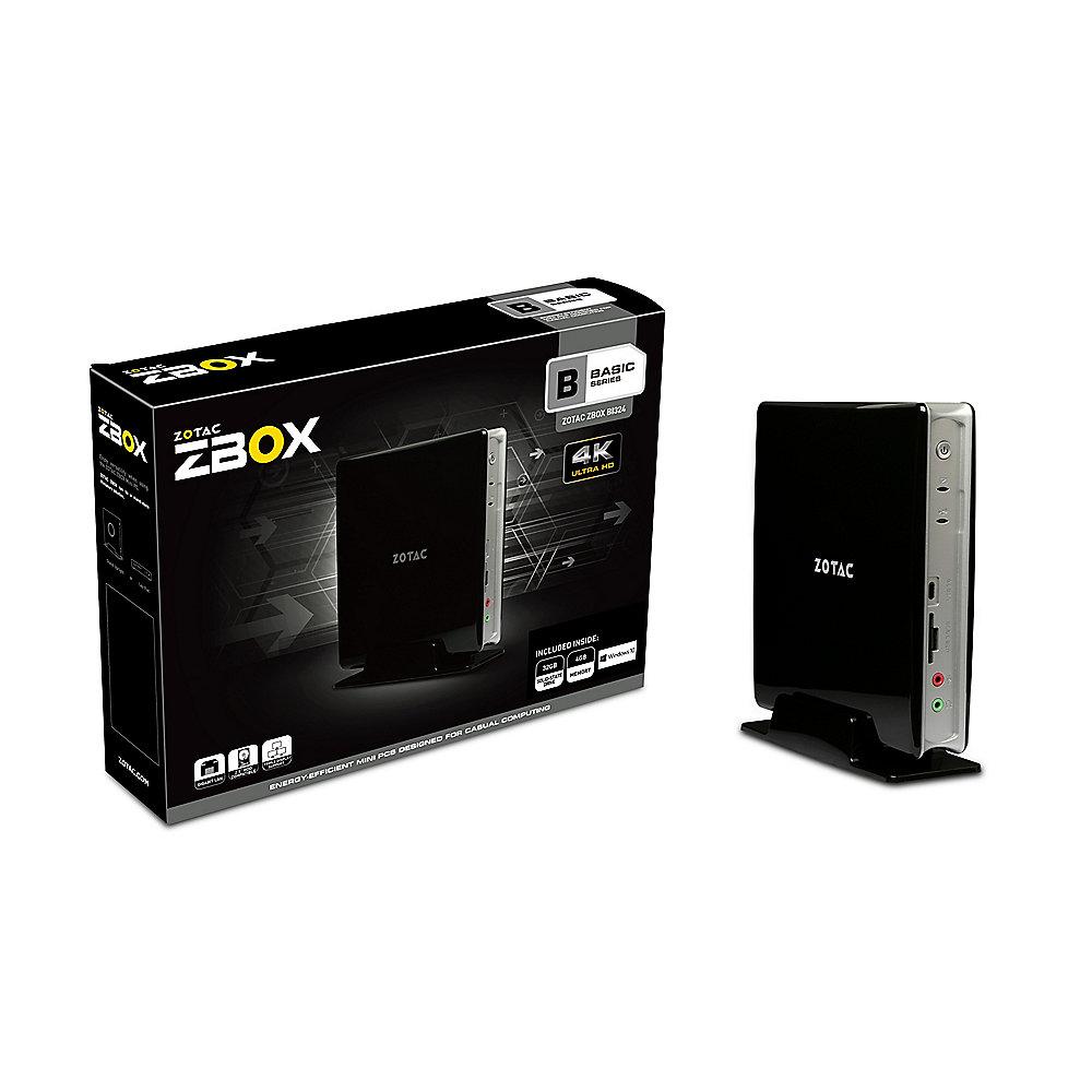 ZOTAC ZBOX BI324-BE-W3B Barebone Intel N3060 4GB/32GB M.2 SSD Windows 10 Home