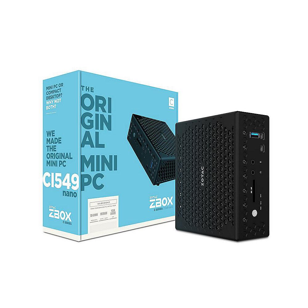 ZOTAC ZBOX CI549 NANO i5-7300U 0GB/0GB HDMI/WLAN/BT/USB3.1 (Typ C/TB)