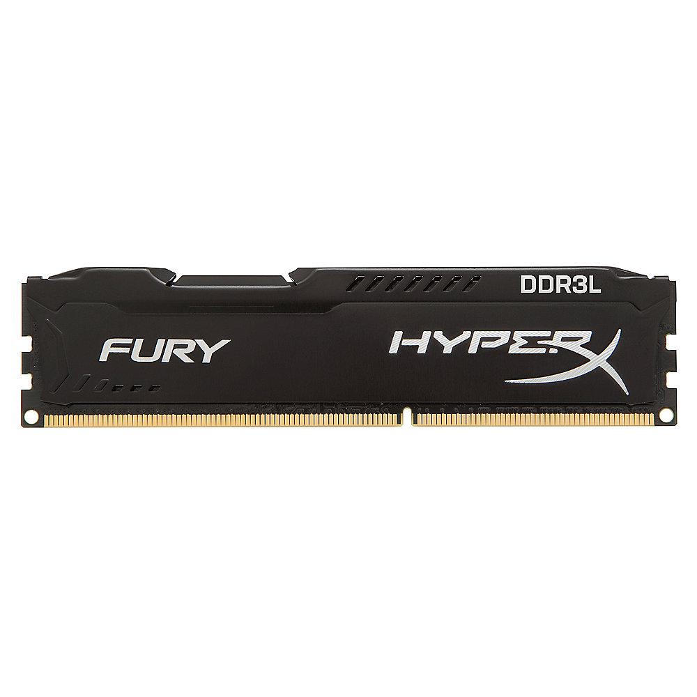 16GB (2x8GB) HyperX Fury schwarz DDR3L-1866 CL11 RAM Kit Low Voltage