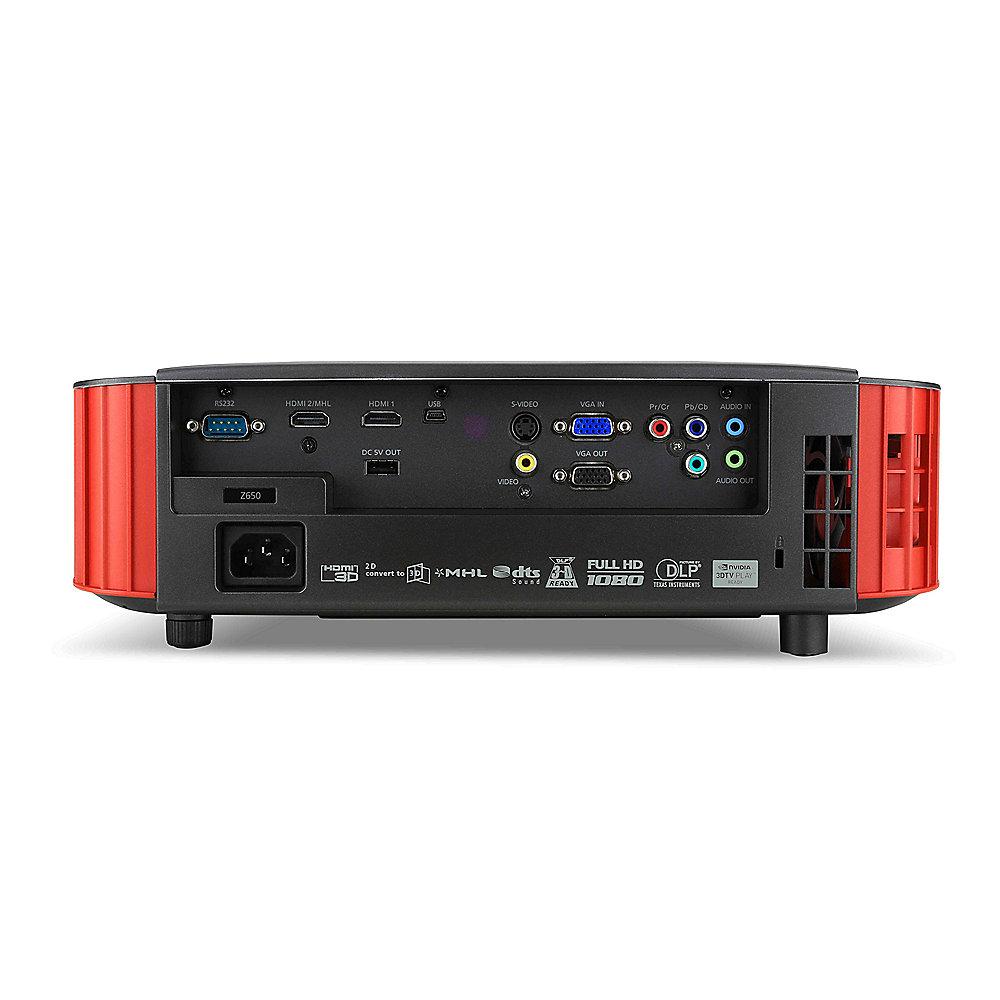 Acer Predator Z650 DLP Gaming 1080p 2200 Lumen HDMI/MHL Full-HD 3D Kurzdistanz, Acer, Predator, Z650, DLP, Gaming, 1080p, 2200, Lumen, HDMI/MHL, Full-HD, 3D, Kurzdistanz