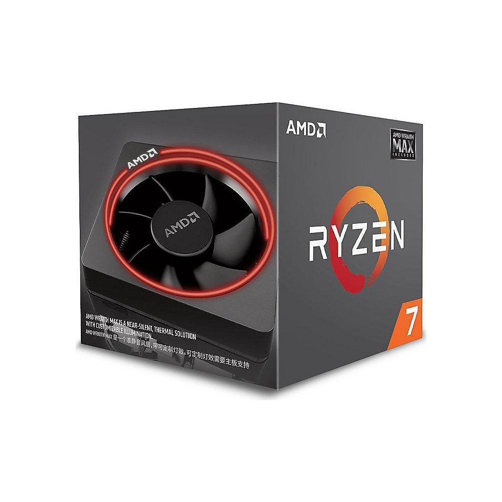 AMD Ryzen R7 2700 MAX (8x 3,2GHz) 20MB Sockel AM4 CPU Boxed (Wraith Max LED)