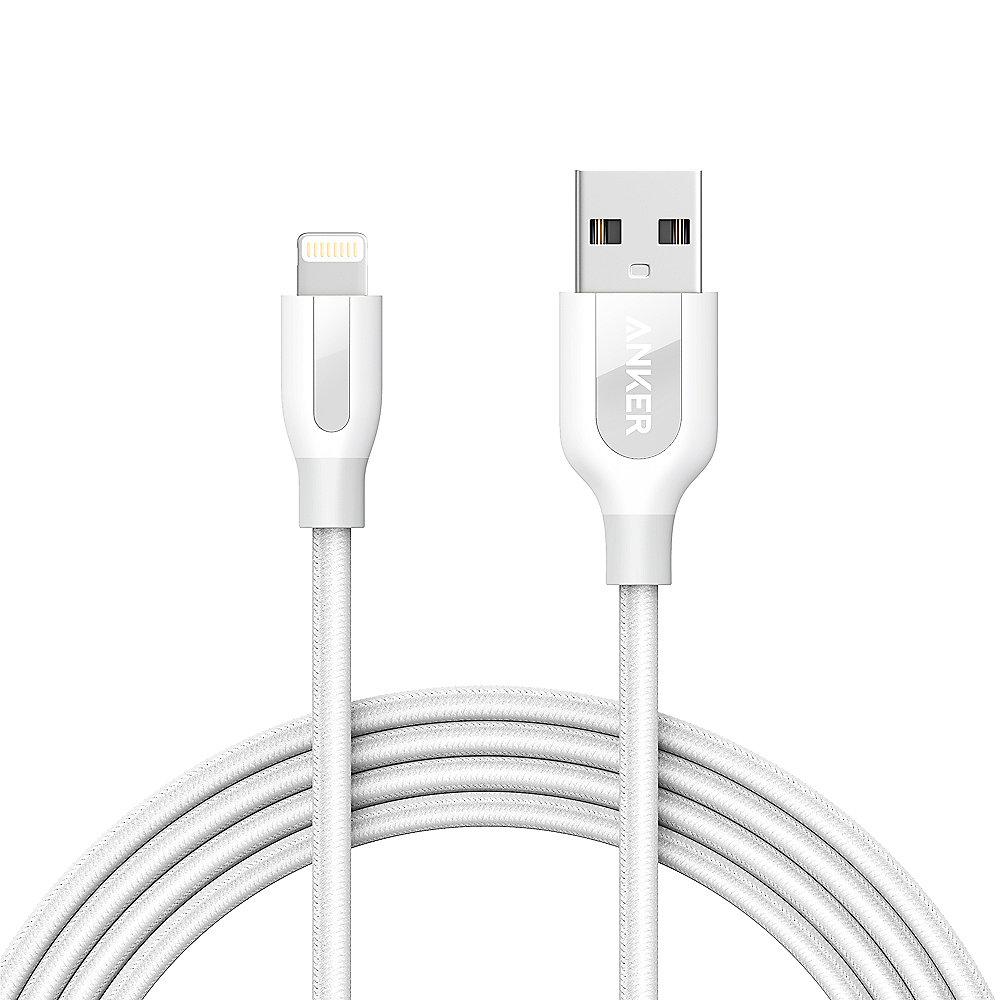 Anker AK-A8122021 PowerLine  USB Lightning Kabel 1.8 m weiß, Anker, AK-A8122021, PowerLine, USB, Lightning, Kabel, 1.8, m, weiß