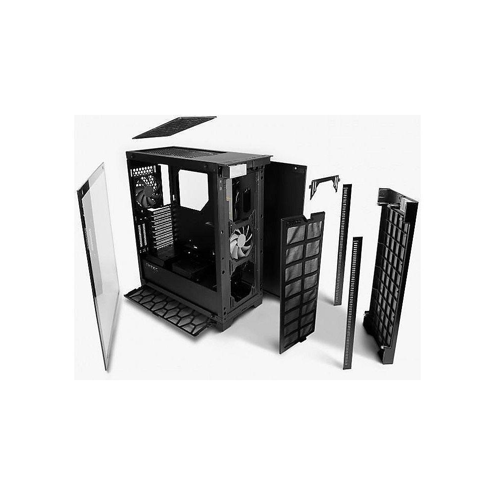 Antec P110 Luce, Midi Tower Gaming Gehäuse, Glasseitenfenster