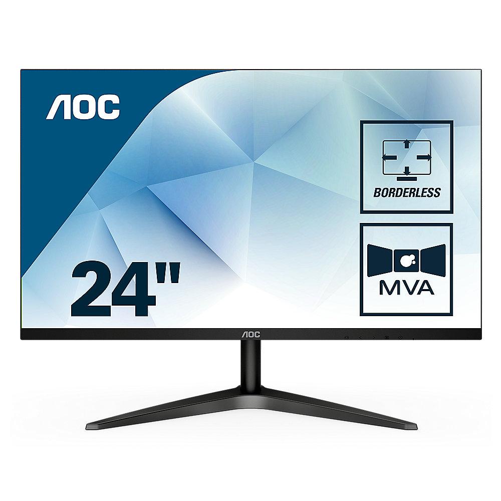 AOC 24B1H 59,9cm (23,6") FHD-Monitor 16:9 VGA/HDMI 5ms 250cd/m² 50Mio:1