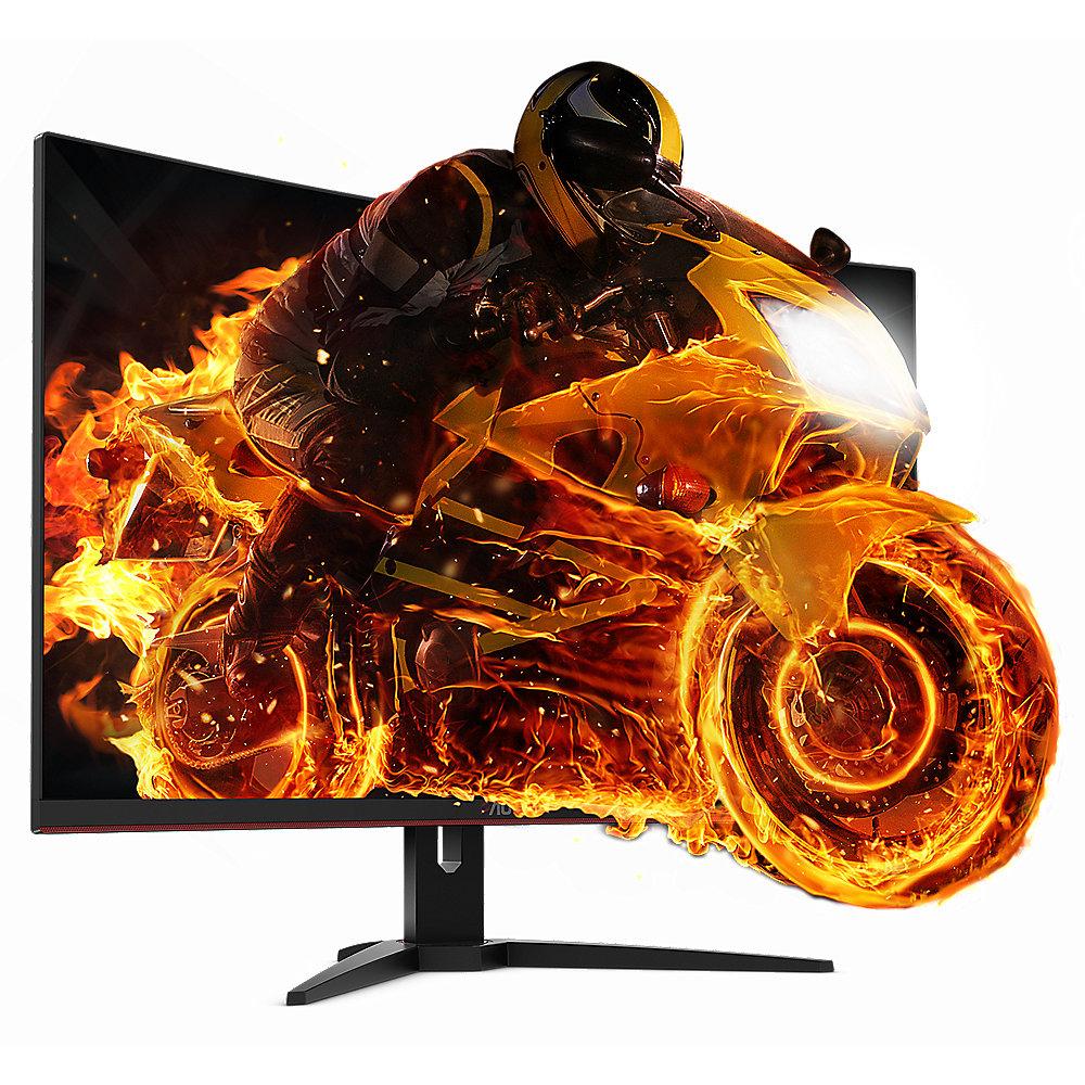 AOC C32G1 80cm (31,5") Gaming-Monitor 16:9 HDMI/VGA/DP 1ms 250cd/m² 80Mio:1