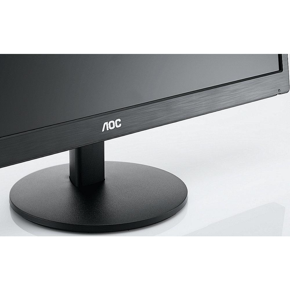 AOC E2270SWHN 54,6cm (21,5") FHD-Monitor 16:9 VGA/HDMI 5ms 200cd/m² 20Mio:1