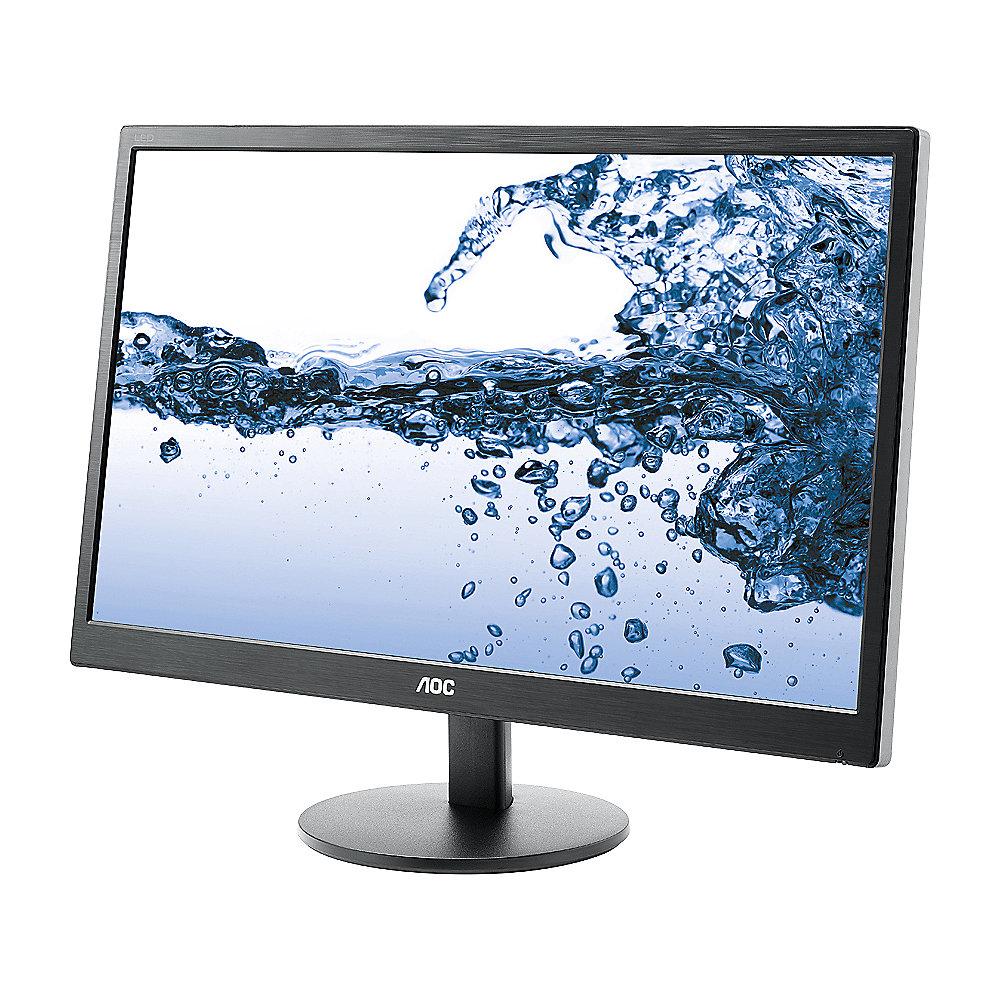 AOC E2270SWHN 54,6cm (21,5") FHD-Monitor 16:9 VGA/HDMI 5ms 200cd/m² 20Mio:1