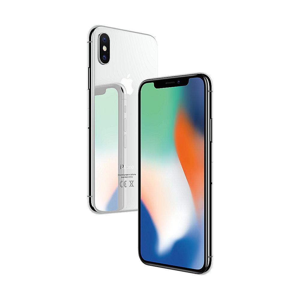 Apple iPhone X 256 GB Silber MQAG2ZD/A