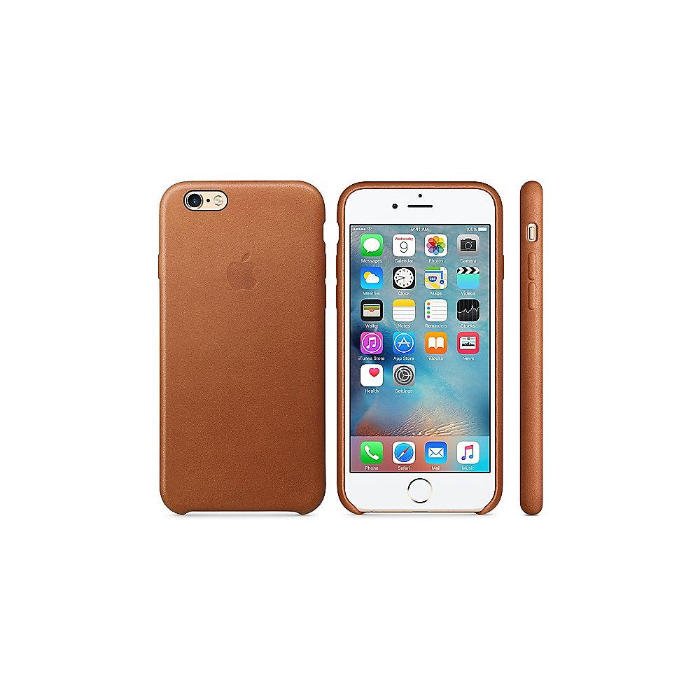 Apple Original iPhone 6s Leder Case-Sattelbraun