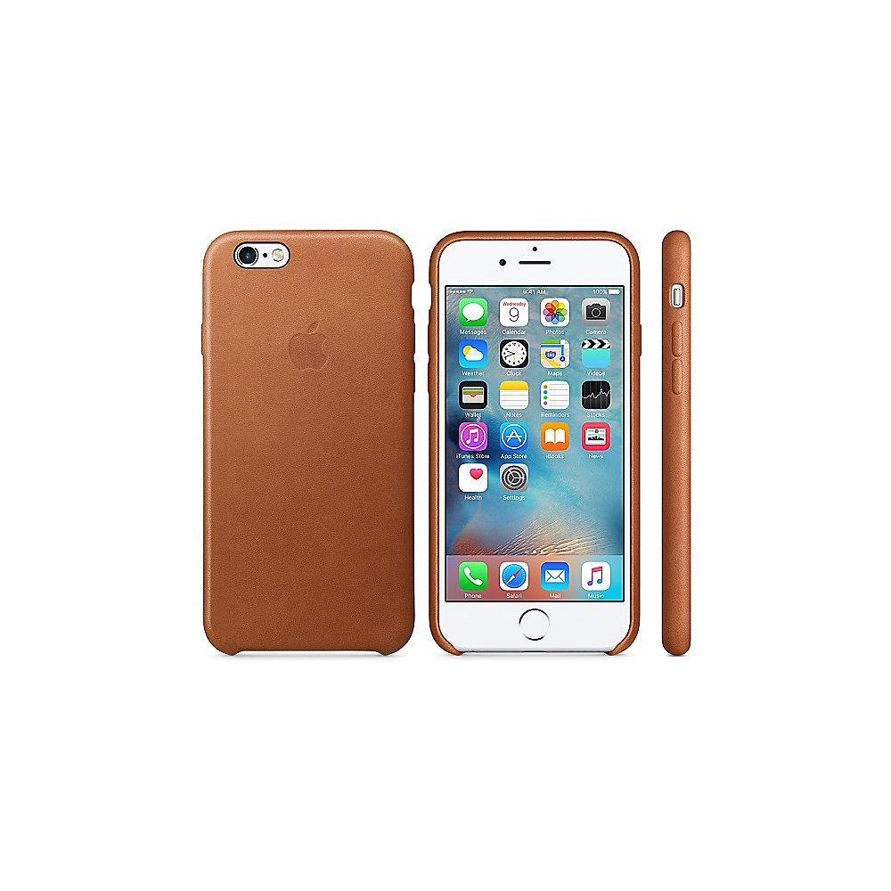 Apple Original iPhone 6s Leder Case-Sattelbraun