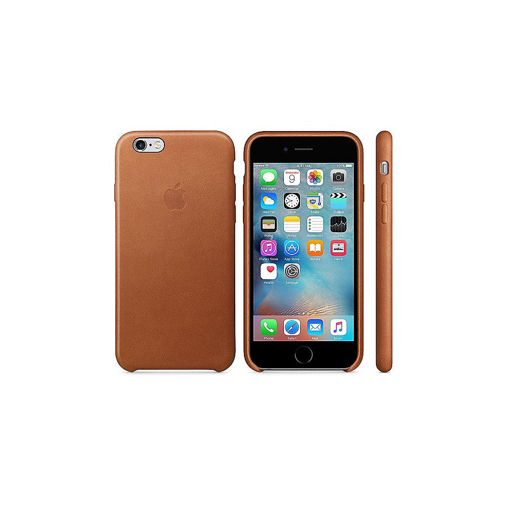 Apple Original iPhone 6s Leder Case-Sattelbraun