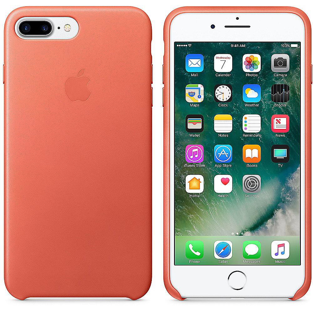 Apple Original iPhone 7 Plus Leder Case-Geranie