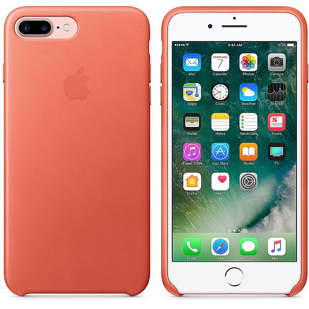 Apple Original iPhone 7 Plus Leder Case-Geranie