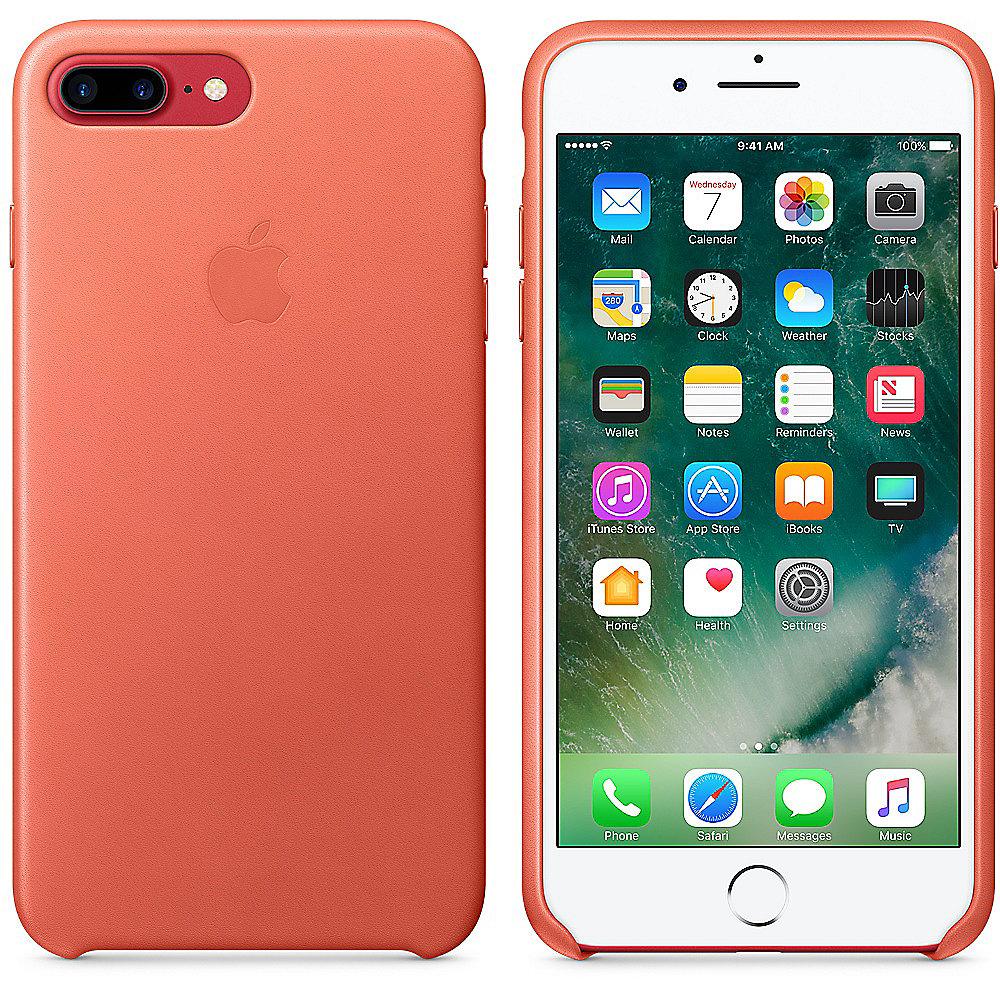 Apple Original iPhone 7 Plus Leder Case-Geranie
