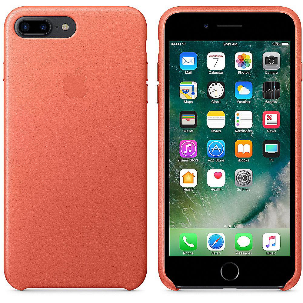 Apple Original iPhone 7 Plus Leder Case-Geranie