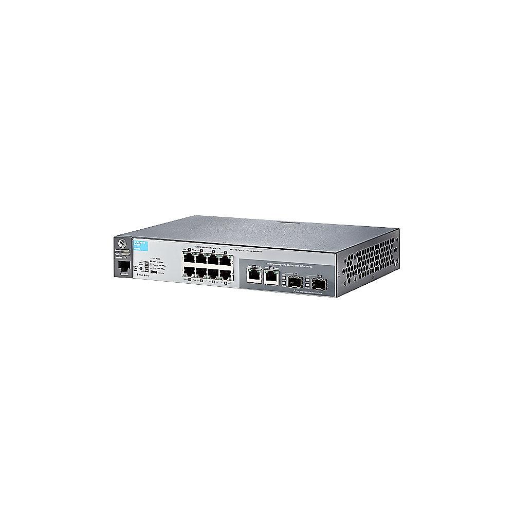 Aruba 2530-8G 8-Port Switch (8x Gigabit, 2x Kombi-Gigabit-SFP) verwaltet L2