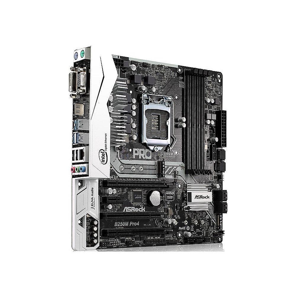 ASRock B250M Pro4 M.2/HDMI/DVI/VGA/USB3.0 mATX Mainboard Sockel 1151