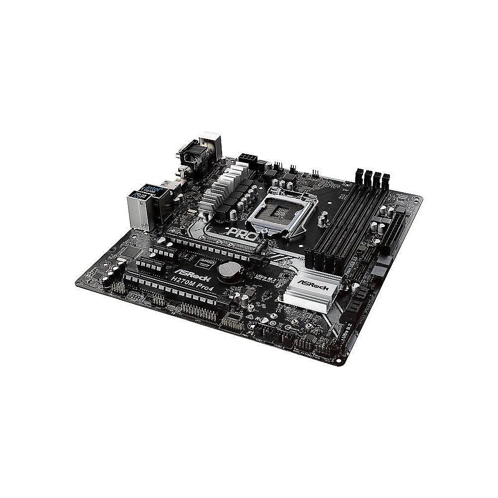 ASRock H270M Pro4 M.2/HDMI/DVI/VGA/GL/USB3.0 mATX Mainboard Sockel 1151