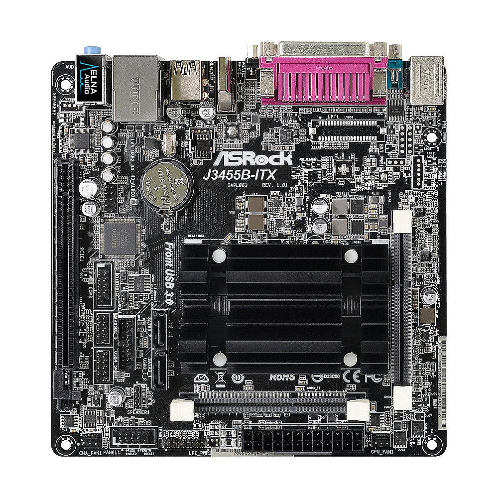 ASRock J3455B-ITX Mini-ITX Mainboard mit Intel Quad-Core, ASRock, J3455B-ITX, Mini-ITX, Mainboard, Intel, Quad-Core