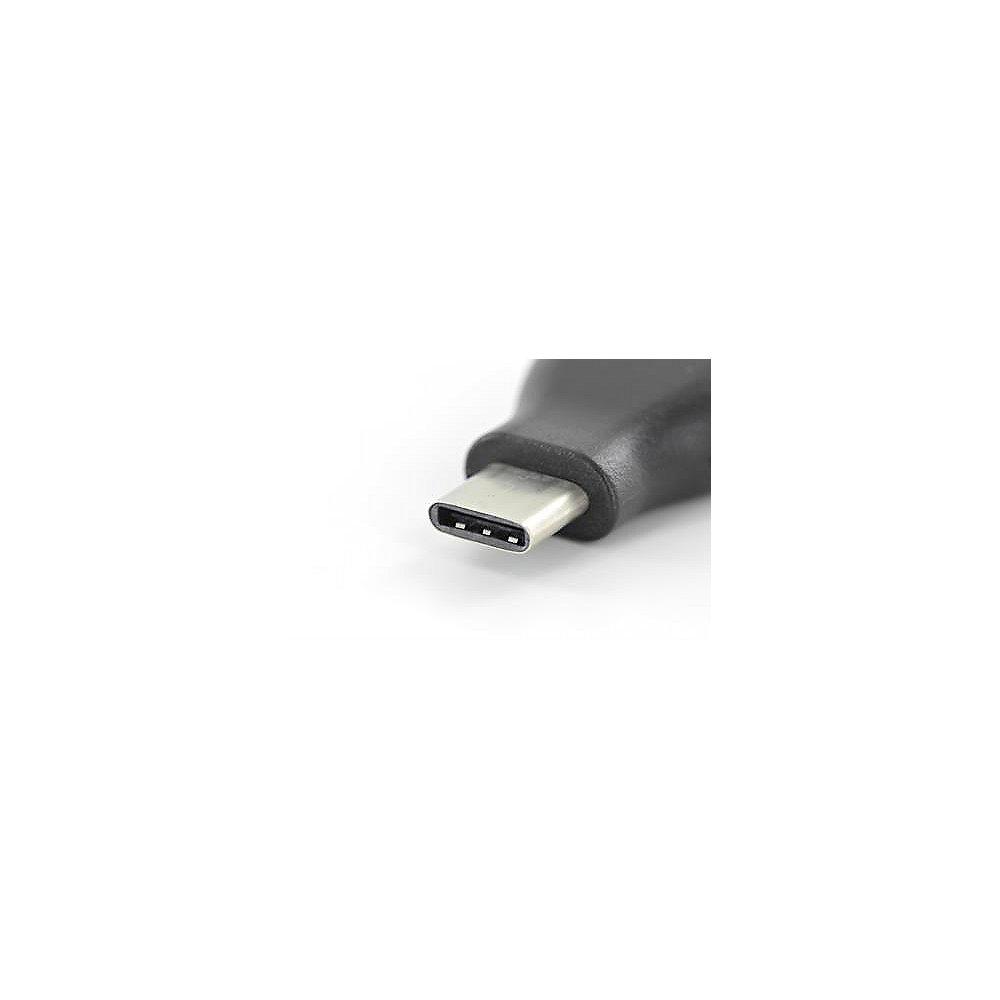 Assmann USB 3.0 Adapter Typ-C zu Typ-A St./Bu. schwarz, Assmann, USB, 3.0, Adapter, Typ-C, Typ-A, St./Bu., schwarz