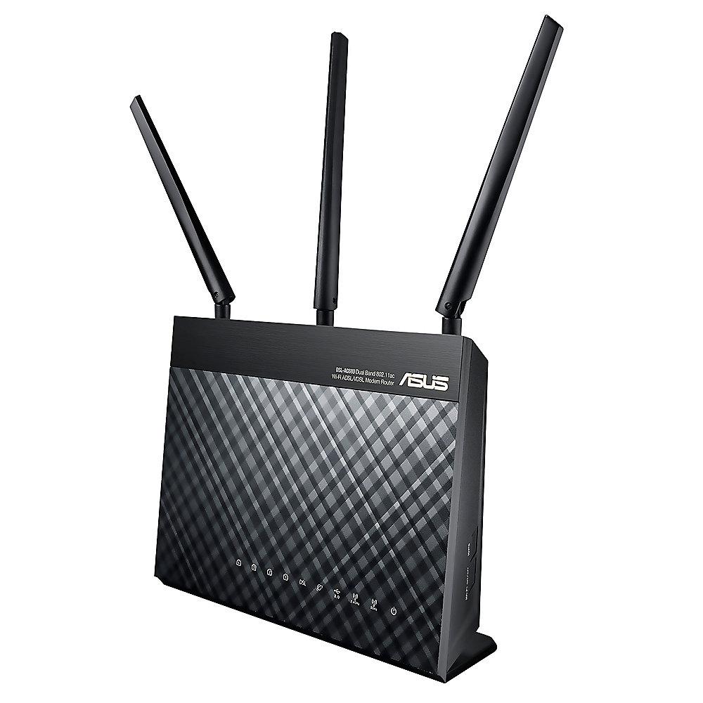 ASUS AC1900 DSL-AC68U VDSL 1900Mbit DualBand WLAN Modemrouter