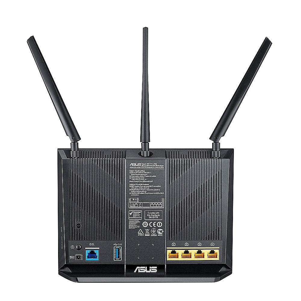 ASUS AC1900 DSL-AC68U VDSL 1900Mbit DualBand WLAN Modemrouter