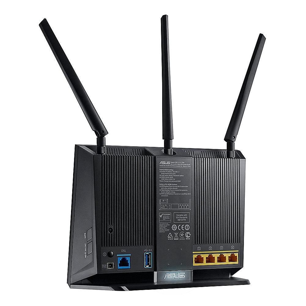 ASUS AC1900 DSL-AC68U VDSL 1900Mbit DualBand WLAN Modemrouter