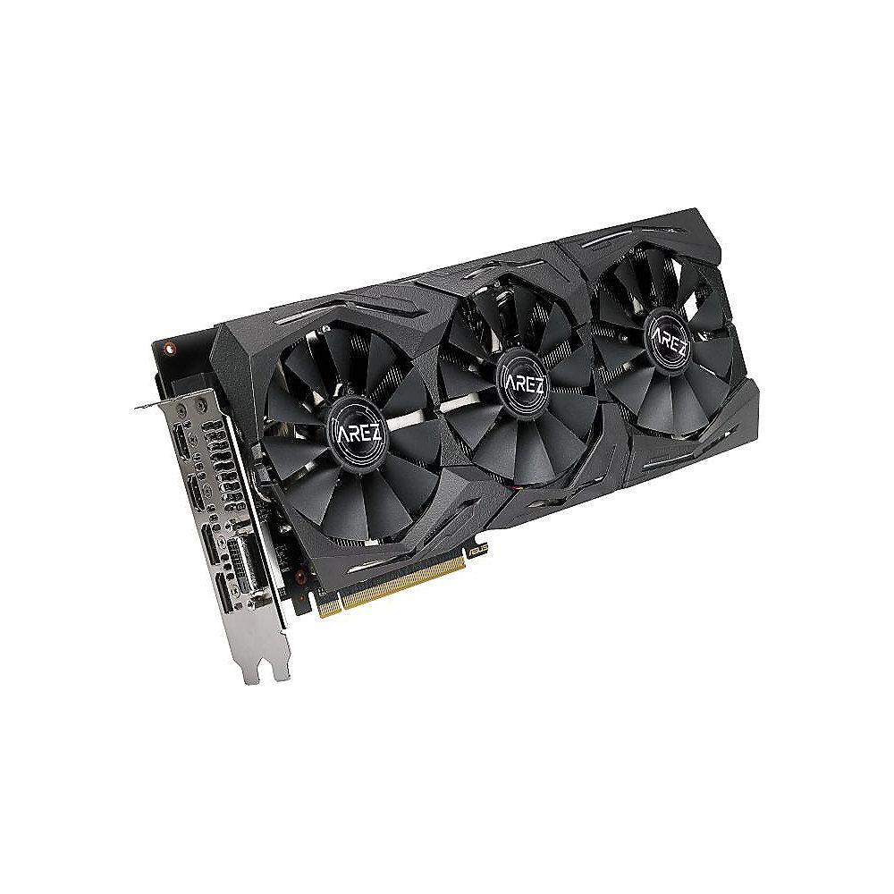 Asus AMD Radeon AREZ Strix RX 580 TOP OC Grafikkarte 8GB GDDR5 2x HDMI/2xDP/DVI