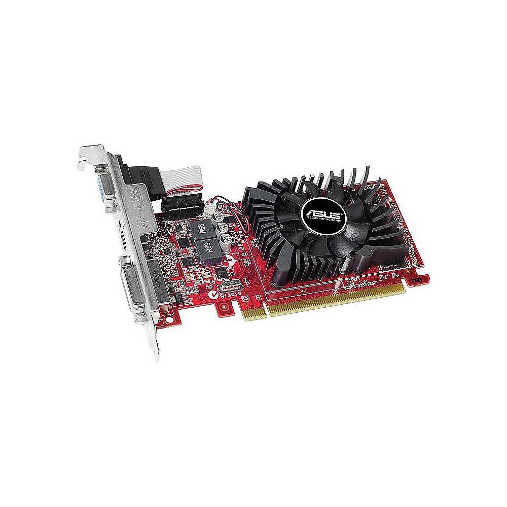 Asus AMD Radeon R7 240 OC 4GB DDR3 Grafikkarte DVI/HDMI/VGA, Low Profile