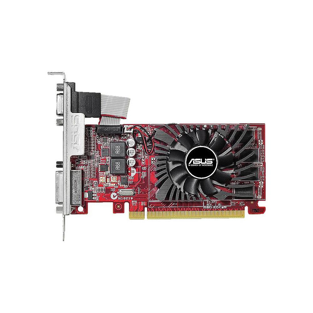Asus AMD Radeon R7 240 OC 4GB DDR3 Grafikkarte DVI/HDMI/VGA, Low Profile