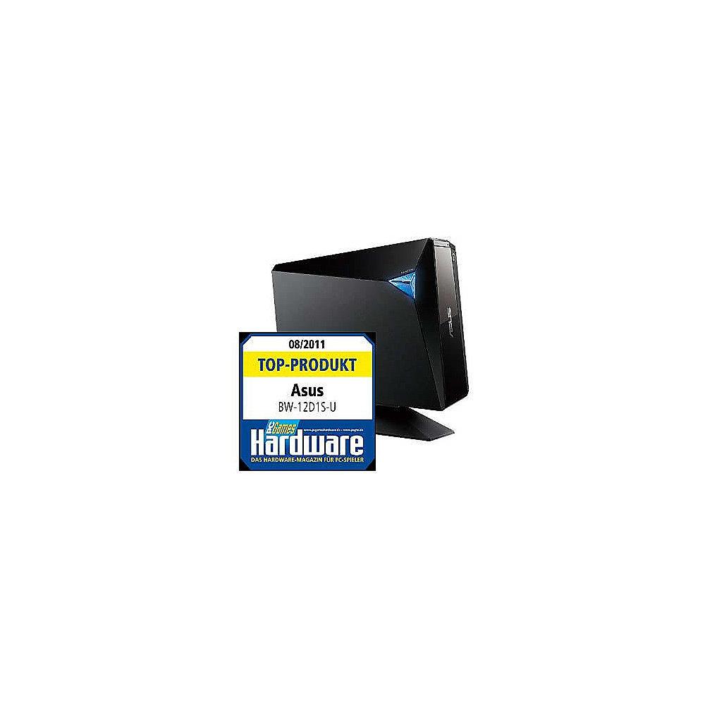 ASUS BW-12D1S-U Blu-ray Brenner USB 3.0 Schwarz Retail