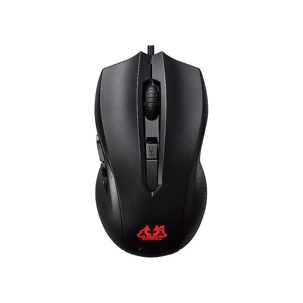 ASUS Cerberus optische Gaming Maus schwarz 90YH00Q1-BAUA00