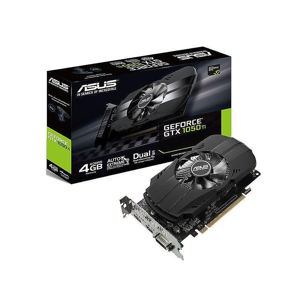 Asus GeForce GTX 1050Ti Phoenix 4GB GDDR5 DVI/HDMI/DP Grafikkarte