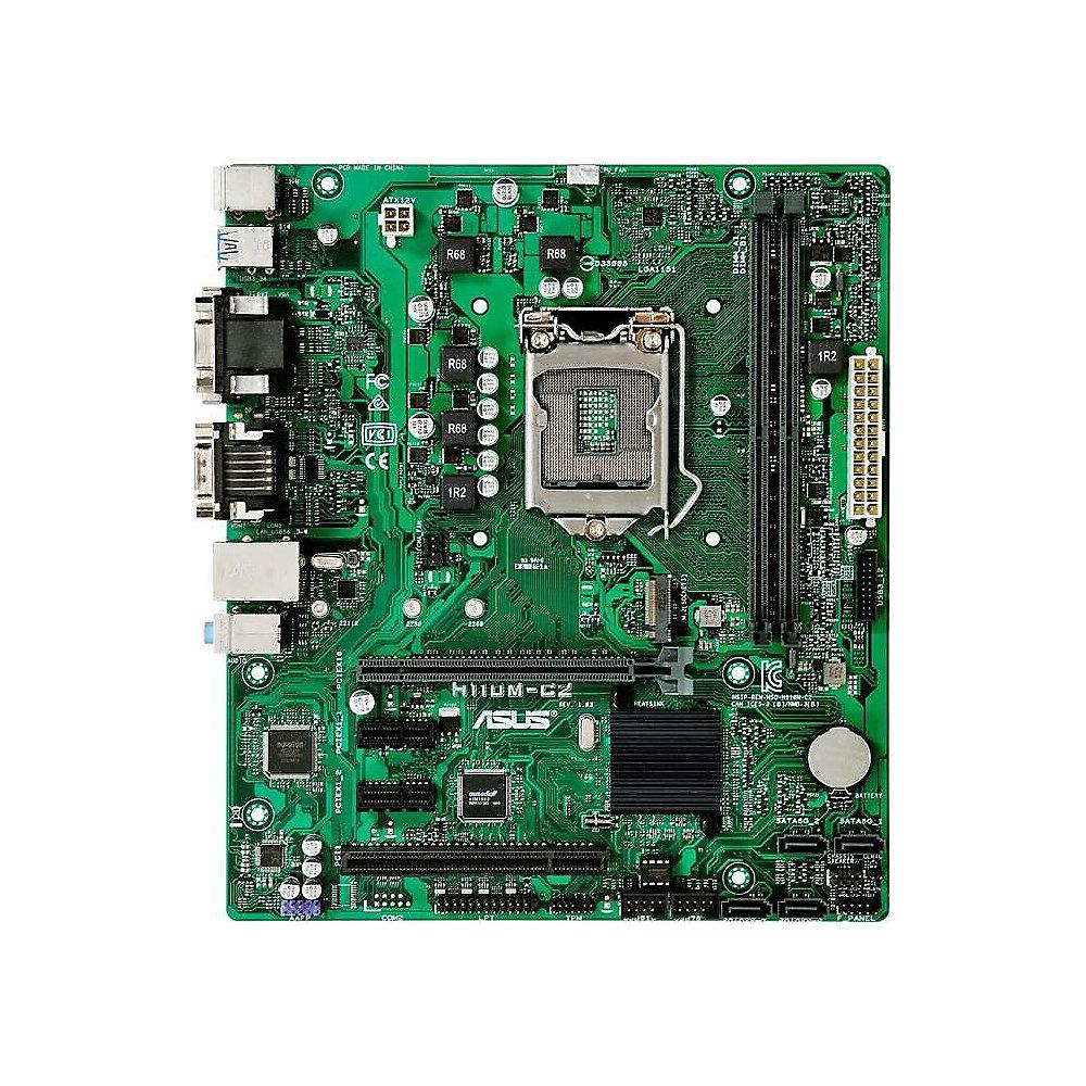 ASUS H110M-C2/CSM mATX Mainboard 1151 DVI/HDMI/M.2/USB3.1