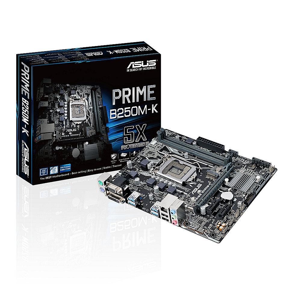 ASUS PRIME B250M-K mATX Mainboard 1151 DVI/VGA/M.2/USB3.0