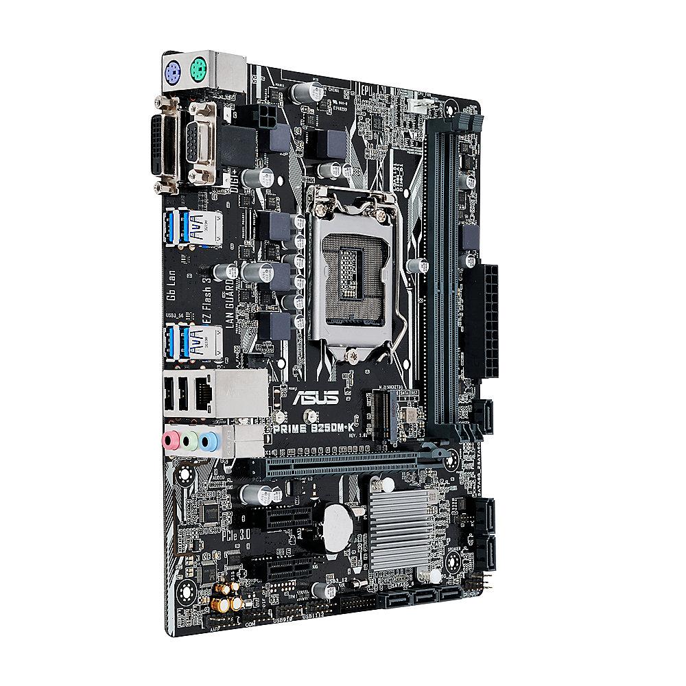 ASUS PRIME B250M-K mATX Mainboard 1151 DVI/VGA/M.2/USB3.0, ASUS, PRIME, B250M-K, mATX, Mainboard, 1151, DVI/VGA/M.2/USB3.0