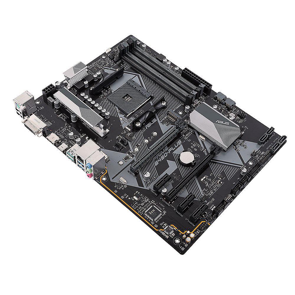 ASUS Prime B450-Plus ATX Mainboard Sockel AM4 M.2/USB3.1/HDMI/DVI