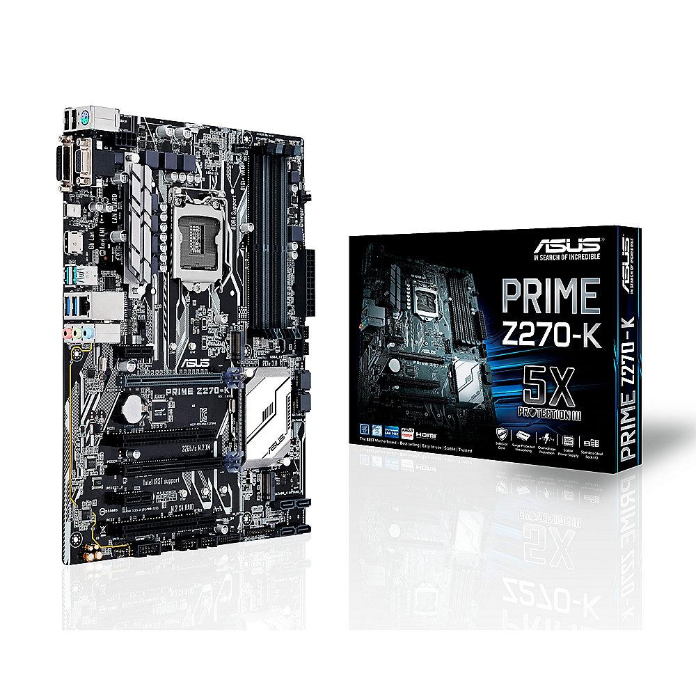 ASUS PRIME Z270-K ATX Mainboard Sockel 1151 (Kabylake), ASUS, PRIME, Z270-K, ATX, Mainboard, Sockel, 1151, Kabylake,