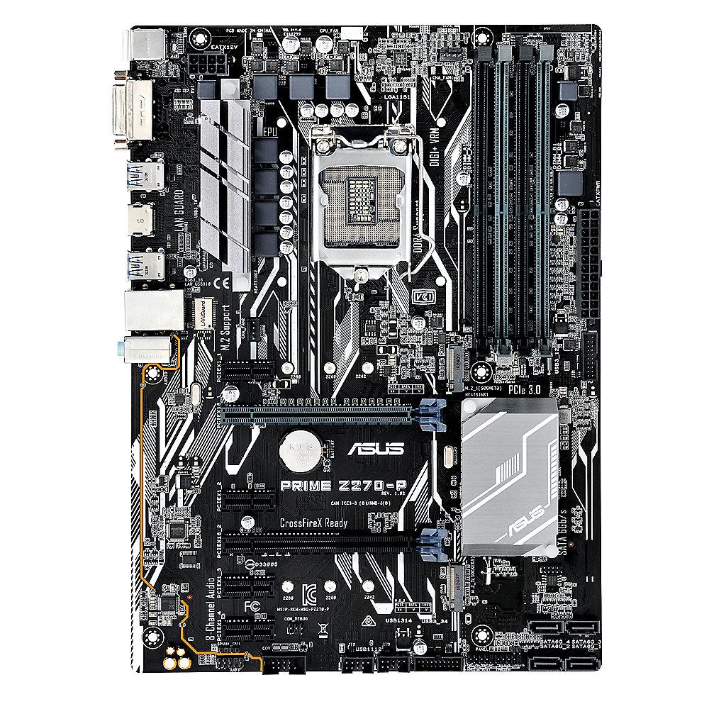 ASUS PRIME Z270-P ATX Mainboard Sockel 1151 (Kabylake), ASUS, PRIME, Z270-P, ATX, Mainboard, Sockel, 1151, Kabylake,